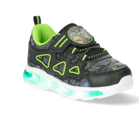 Teenage Mutant Ninja Turtles Toddler Boys Athletic Light-Up Shoes with On/Off Switch