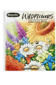 Crayola Wildflower Coloring Book, 40 Premium Adult Coloring Pgs, Flowers, Gifts