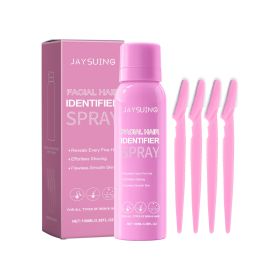 Jaysuing Facial Hair Recognition Spray Facial Cleanser Softens Hair Gentle Daily Care Hair Removal Spray