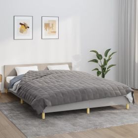 Weighted Blanket Gray 78.7"x78.7" 19.8 lb Fabric