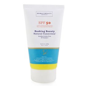 EDIBLE BEAUTY - Basking Beauty Natural Sunscreen SPF 50 (Exp. Date 10/2022) 100g/3.4oz