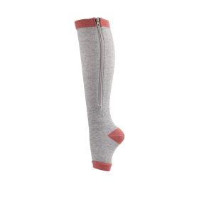 3 Pairs Copper Compression Sock Compression Stockings zipper compression sock with zip chaussette de compression medias de compresion (Color: e, size: S M)