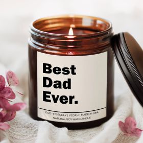 Best dad ever Candle (Title: Comfort Spice)